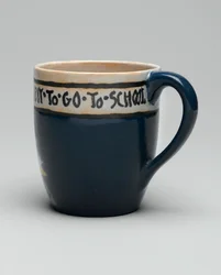Taza, es el hábito del joven conejo ir a la escuela, 1917